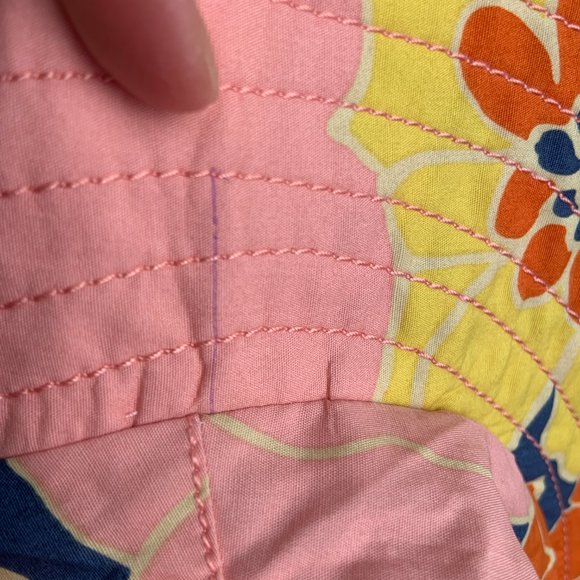 Zara Cotton Floral Print Oversized Shirt With Matching Bucket Hat Size XS - Picture 13 of 15